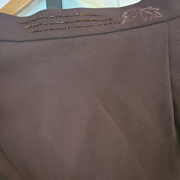 Stella Louise for KB Woman's Two Piece Suit, Size: Large Color: Brown - Picture 11 of 13